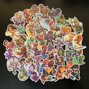 BOGO 50% OFF! 10 Superhero stickers